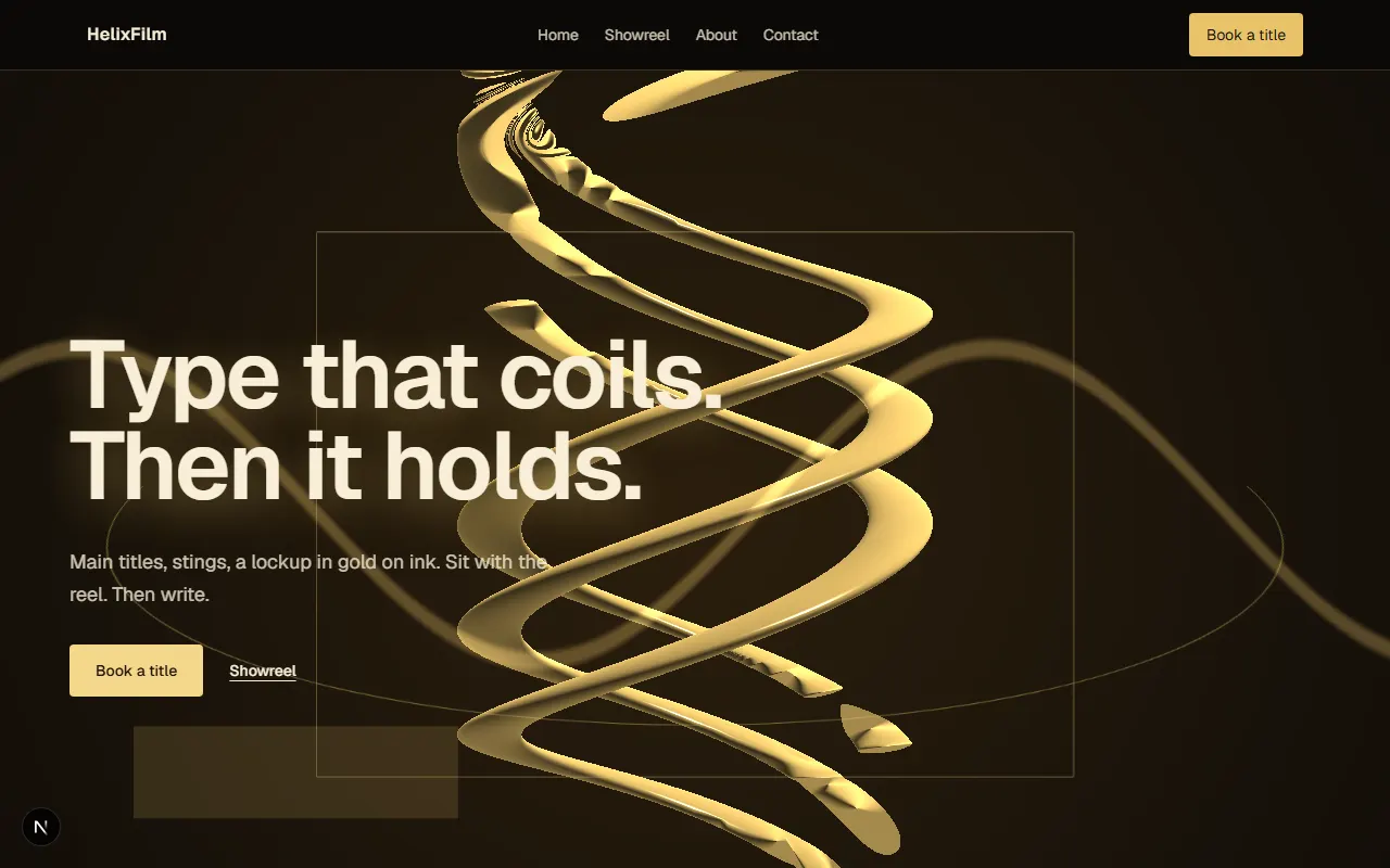 HelixFilm storefront preview